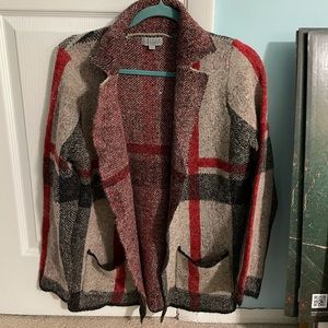 Plaid Cardigan